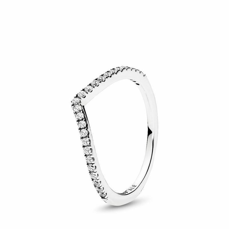 Pandora Wishbone Stackable Ring Stack - Sterling Silver - Canada | YT3297AQ